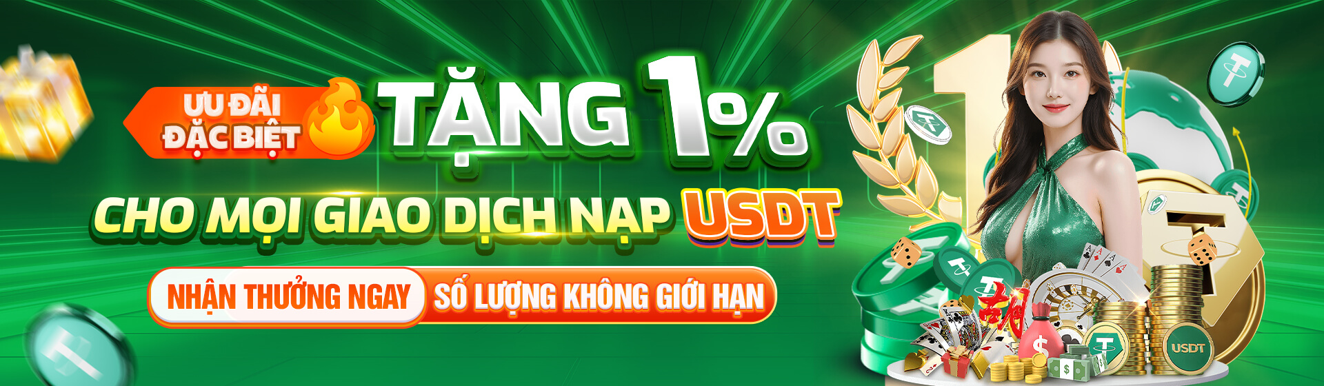 Thông tin ưu đãi giao dịch USDT tại JU88